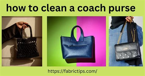 how do you clean a coach leather purse
